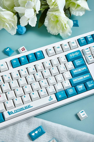 Hatsune Miku Japanese Style PBT OEM Keycap Set - KeyArtisan