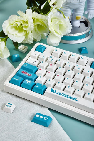 Hatsune Miku Japanese Style PBT OEM Keycap Set - KeyArtisan
