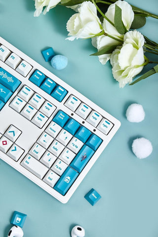 Hatsune Miku Japanese Style PBT OEM Keycap Set - KeyArtisan