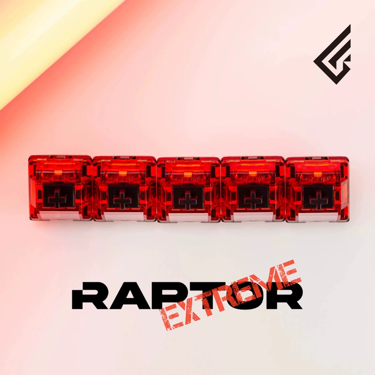 Is5 Switch Raptor HMX Geonworks Raptor RGB Switch – Linear 5-Pin Fast Trigger – KeyArtisan
