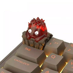 Howl's Moving Castle Calcifer Theme Keycap - KeyArtisan