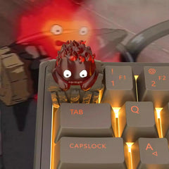 Howl's Moving Castle Calcifer Theme Keycap - KeyArtisan
