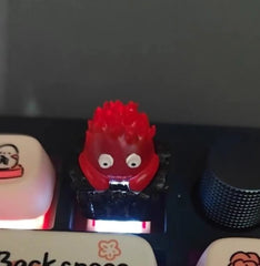 Howl's Moving Castle Calcifer Theme Keycap - KeyArtisan