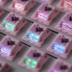 IKEYX - Rabbit Purple V2 Mechanical Keyboard Tactile Switches - KeyArtisan