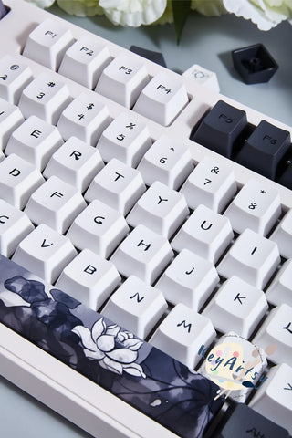 Ink Lotus Blossom Keycaps Set