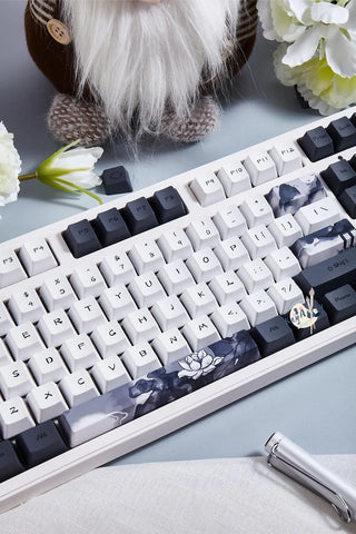 Ink Lotus Blossom Keycaps Set
