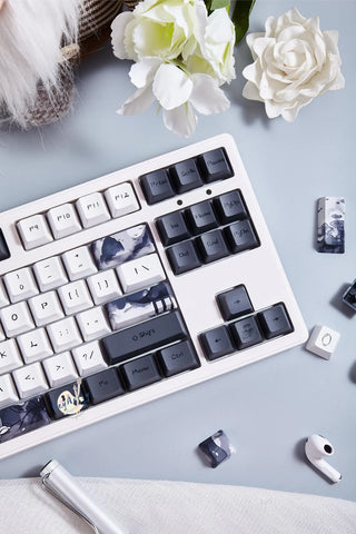 Ink Lotus Blossom Keycaps Set