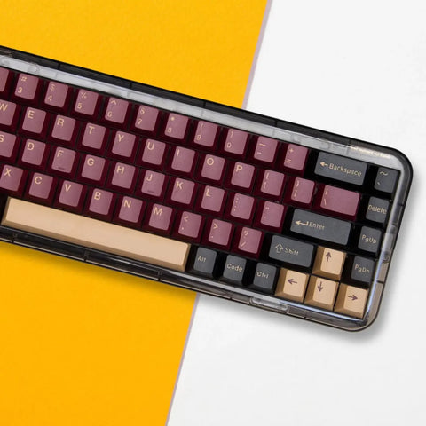 Cool Red Samurai Theme PBT Keycap Set