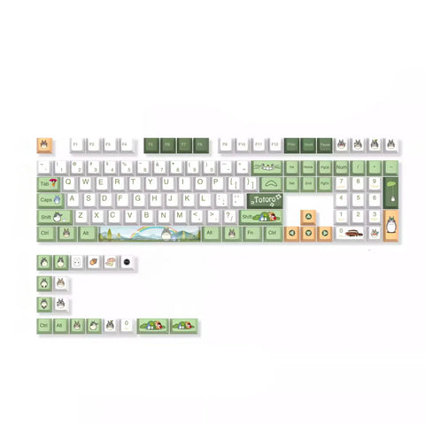 Totoro Theme Keycaps Set | OEM Ghibli Keycaps | KeyArtisan