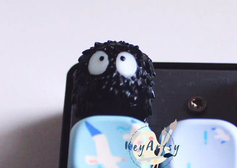 Cute Susuwatari Artisan Keycap