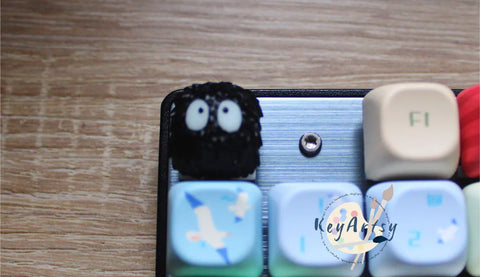 Cute Susuwatari Artisan Keycap