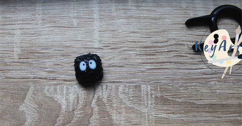 Cute Susuwatari Artisan Keycap
