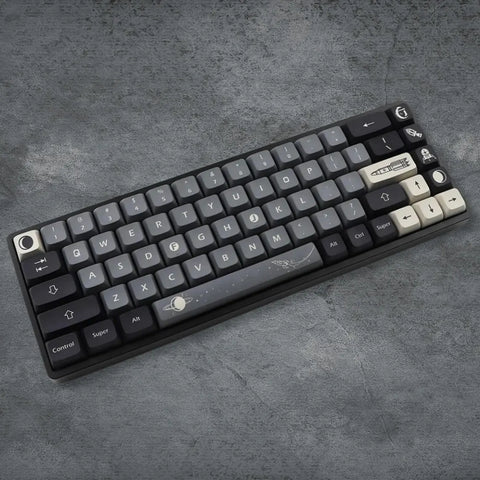 Cool Black Apollo Theme PBT XDA Keycap Set