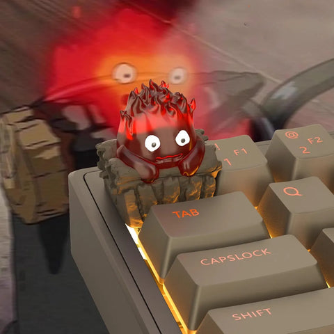 Howl's Moving Castle Calcifer Theme Keycaps