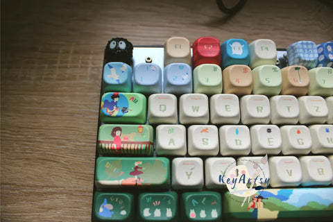 Cute Susuwatari Artisan Keycap