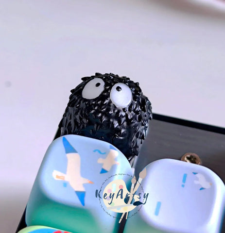 Cute Susuwatari Artisan Keycap