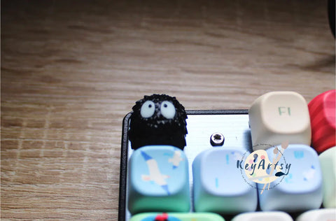 Cute Susuwatari Artisan Keycap