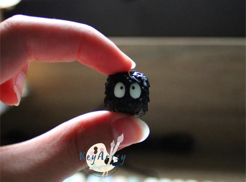 Cute Susuwatari Artisan Keycap