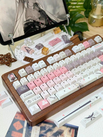 Cool Arknights Irene Theme Anime Keycaps Set for Mechanical Keyboard, Artisan Keycaps, Cherry Profile, Mx(+)Switches, 149pcs