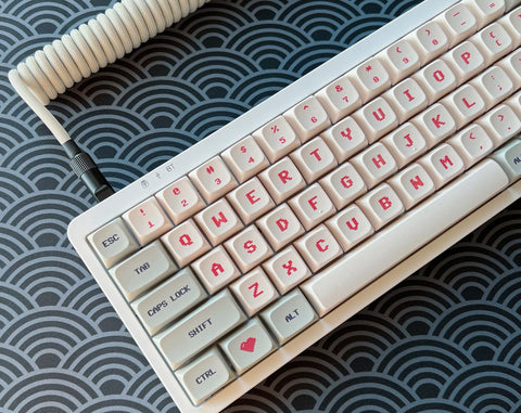 Retro Gaming Keycap Set, XDA Profile, Pixel Art, PBT, Cherry MX Stem