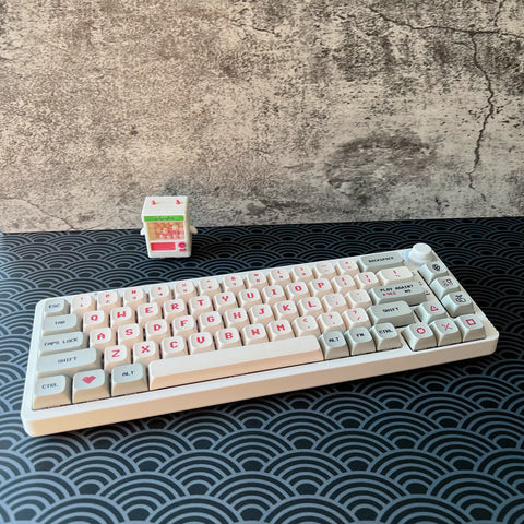 Retro Gaming Keycap Set, XDA Profile, Pixel Art, PBT, Cherry MX Stem