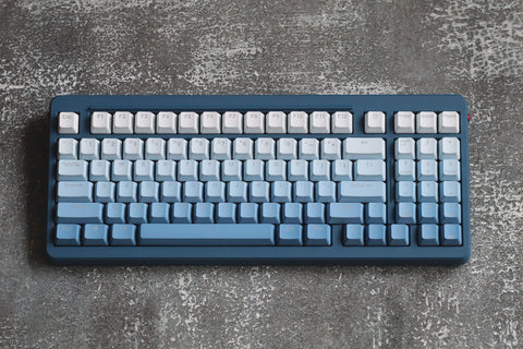 Fog Blue Gradient Keycaps | OEM Profile Keycaps Set | PBT Material | Keycaps For MX Switch | GMk Clone Artisan Keycap Set