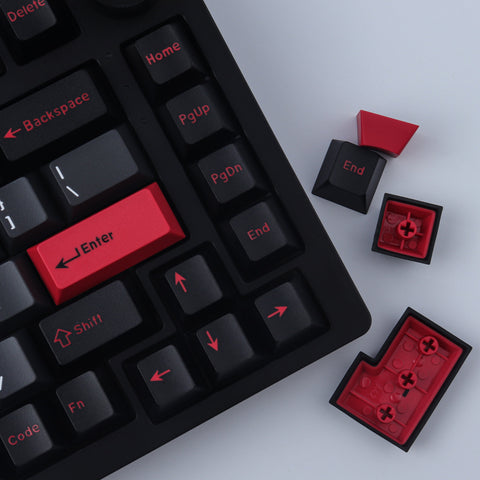 GMK Evil Dolch Keycaps | Cherry Profile Keycaps Set | Abs Material | Double Shot Keycaps For MX Switch | GMK Clone Artisan Keycap Set