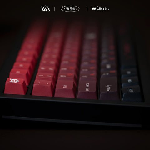 New Blood Keycaps | Cherry Profile Keycaps Set | PBT Material | Keycaps For MX Switch | GMK Clone Artisan Keycap Set