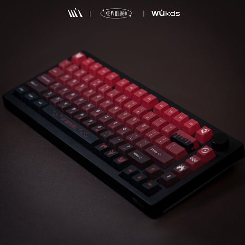 New Blood Keycaps | Cherry Profile Keycaps Set | PBT Material | Keycaps For MX Switch | GMK Clone Artisan Keycap Set