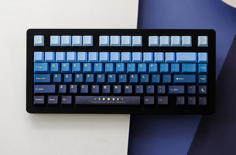 Moonrise Keycaps | Cherry Profile Keycaps Set | PBT Material | Keycaps For MX Switch | GMk Clone Artisan Keycap Set