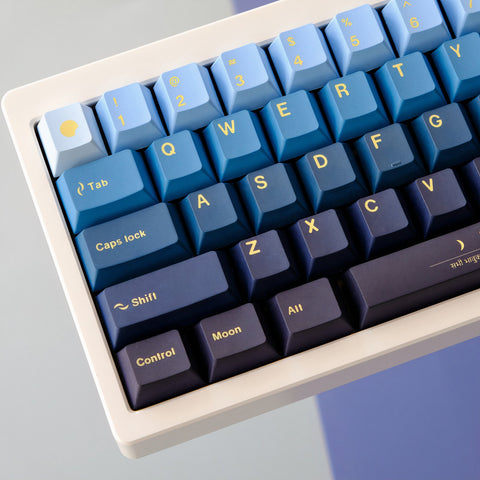 Moonrise Keycaps | Cherry Profile Keycaps Set | PBT Material | Keycaps For MX Switch | GMk Clone Artisan Keycap Set