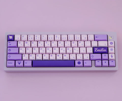 GMK Frost Witch Keycaps | Xda Profile Keycaps Set | PBT Material | Keycaps For MX Switch | GMk Clone Artisan Keycap Set