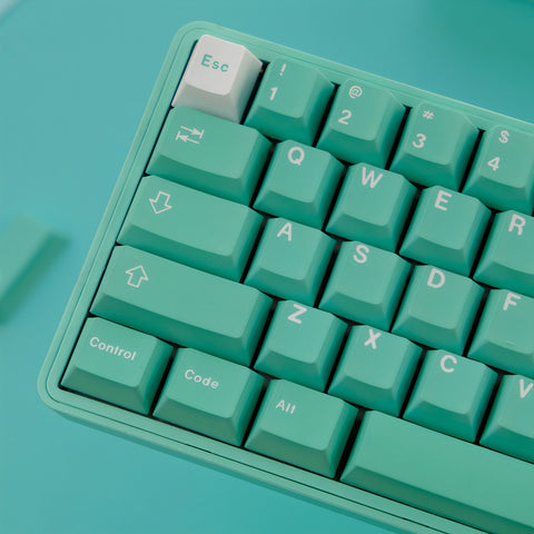 GMK Finer Things Keycaps | Tiffany Cherry Profile Keycaps Set | PBT Material | Keycaps For MX Switch | GMk Clone Artisan Keycap Set