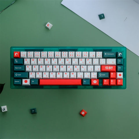 GMK Kaiju Theme Keycaps | Cherry Profile Keycaps Set | PBT Material | Keycaps For MX Switch | GMk Clone Artisan Keycap Set