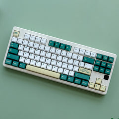 GMK British Racing Green Keycaps | Cherry Profile Keycaps Set | PBT Material | Keycaps For MX Switch | GMk Clone Artisan Keycap Set
