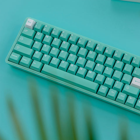GMK Finer Things Keycaps | Tiffany Cherry Profile Keycaps Set | PBT Material | Keycaps For MX Switch | GMk Clone Artisan Keycap Set