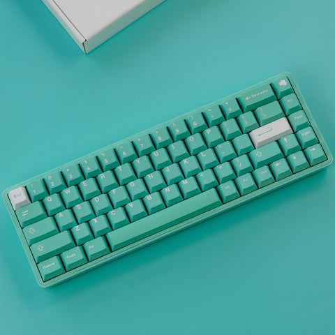 GMK Finer Things Keycaps | Tiffany Cherry Profile Keycaps Set | PBT Material | Keycaps For MX Switch | GMk Clone Artisan Keycap Set