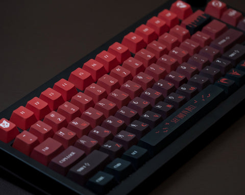 New Blood Keycaps | Cherry Profile Keycaps Set | PBT Material | Keycaps For MX Switch | GMK Clone Artisan Keycap Set