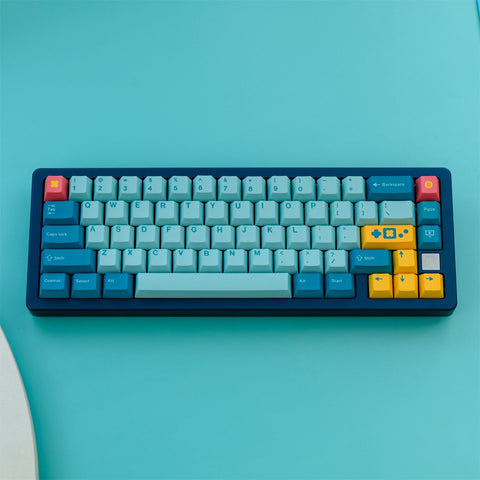 GMK Retrocast Keycaps | Cherry Profile Keycaps Set | PBT Material | Keycaps For MX Switch | GMk Clone Artisan Keycap Set