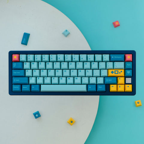 GMK Retrocast Keycaps | Cherry Profile Keycaps Set | PBT Material | Keycaps For MX Switch | GMk Clone Artisan Keycap Set