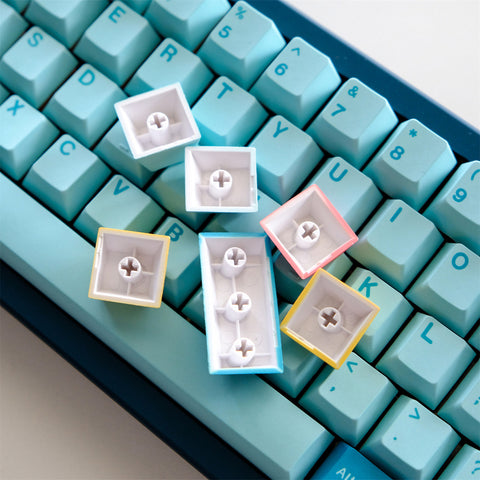 GMK Retrocast Keycaps | Cherry Profile Keycaps Set | PBT Material | Keycaps For MX Switch | GMk Clone Artisan Keycap Set