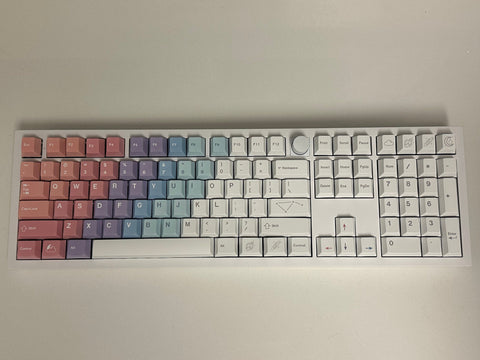 Rainbow Gradient Starry Dream Aurora Theme Keycaps Set for Mechanical Keyboard | 144 keys | Cherry Profile | MX Switch Type | PBT Material