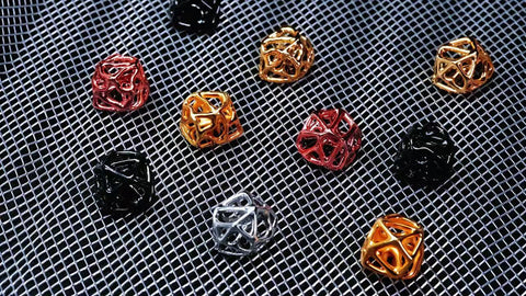 Cell Lattice Handmade Artisan Keycap for Cherry MX Mechanical Gaming Keyboards, Personalized Gift, Aluminum Alloy