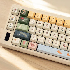Spring Ranch Keycaps | Cherry Profile Keycap Set | PBT Material | Keycaps For MX Switch | GMk Clone Artisan Keycap Set