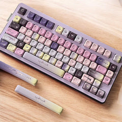 Moodie Keycaps | SOA Profile Keycap Set | PBT Material Five Sided Thermal Sublimation | Keycaps For MX Switch | GMk Clone Artisan Keycap Set