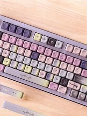 Moodie Keycaps | SOA Profile Keycap Set | PBT Material Five Sided Thermal Sublimation | Keycaps For MX Switch | GMk Clone Artisan Keycap Set