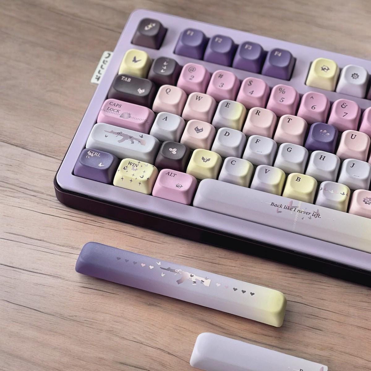 Moodie Keycaps | SOA Profile Keycap Set | PBT Material Five Sided Thermal Sublimation | Keycaps For MX Switch | GMk Clone Artisan Keycap Set