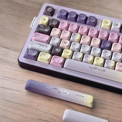 Moodie Keycaps | SOA Profile Keycap Set | PBT Material Five Sided Thermal Sublimation | Keycaps For MX Switch | GMk Clone Artisan Keycap Set