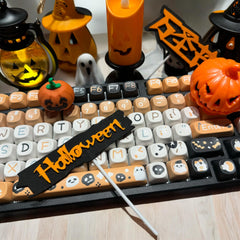 Halloween Keycaps | XOA Profile Keycap Set | PBT Material | Keycaps For MX Switch | Halloween Theme Keycaps GMk Clone Artisan Keycap Set