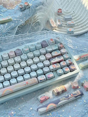 Movie Verse Keycap Set, 144 Keys, PBT, Profile Cherry, Profile MOA, Mechanical Keyboard, Personalized Gift